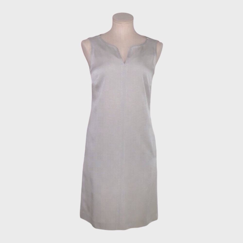 Marc Jacobs Look Sleeveless Textured Shift Dress